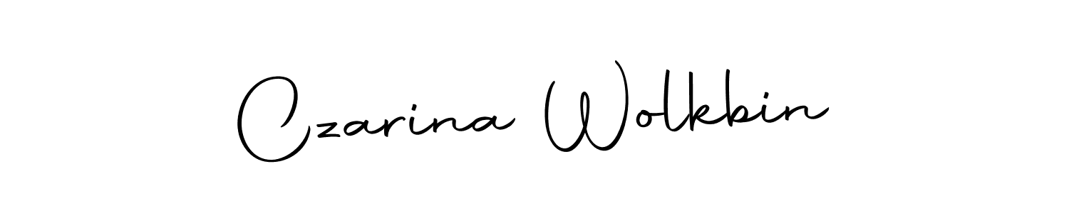 Use a signature maker to create a handwritten signature online. With this signature software, you can design (Autography-DOLnW) your own signature for name Czarina Wolkbin. Czarina Wolkbin signature style 10 images and pictures png