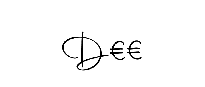 How to make D€€ signature? Autography-DOLnW is a professional autograph style. Create handwritten signature for D€€ name. D€€ signature style 10 images and pictures png