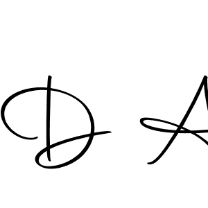 Use a signature maker to create a handwritten signature online. With this signature software, you can design (Autography-DOLnW) your own signature for name D A. D A signature style 10 images and pictures png