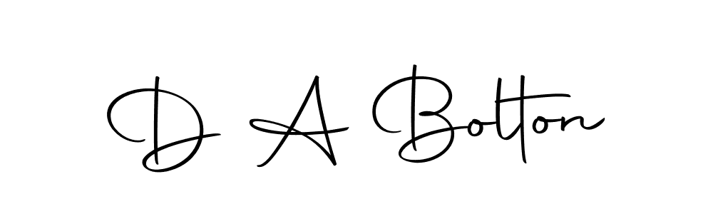 How to make D A Bolton signature? Autography-DOLnW is a professional autograph style. Create handwritten signature for D A Bolton name. D A Bolton signature style 10 images and pictures png