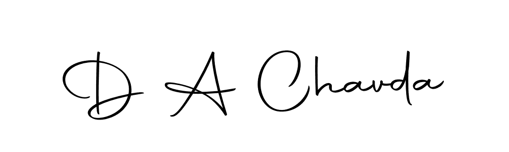 if you are searching for the best signature style for your name D A Chavda. so please give up your signature search. here we have designed multiple signature styles  using Autography-DOLnW. D A Chavda signature style 10 images and pictures png