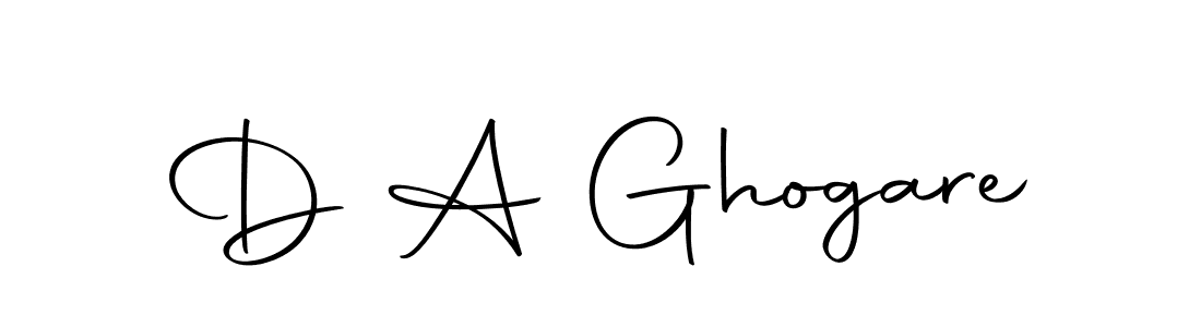 Also we have D A Ghogare name is the best signature style. Create professional handwritten signature collection using Autography-DOLnW autograph style. D A Ghogare signature style 10 images and pictures png