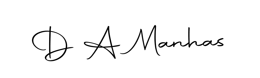 Make a beautiful signature design for name D A Manhas. Use this online signature maker to create a handwritten signature for free. D A Manhas signature style 10 images and pictures png