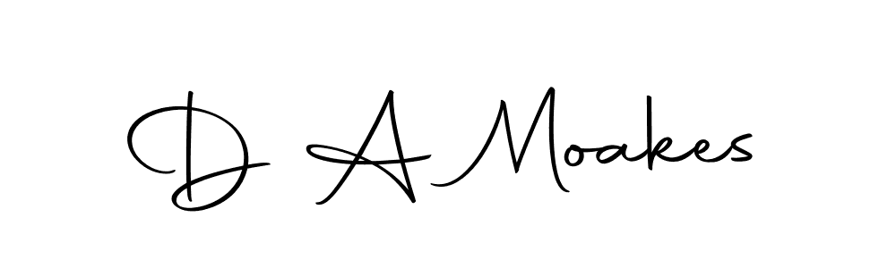 Make a beautiful signature design for name D A Moakes. With this signature (Autography-DOLnW) style, you can create a handwritten signature for free. D A Moakes signature style 10 images and pictures png