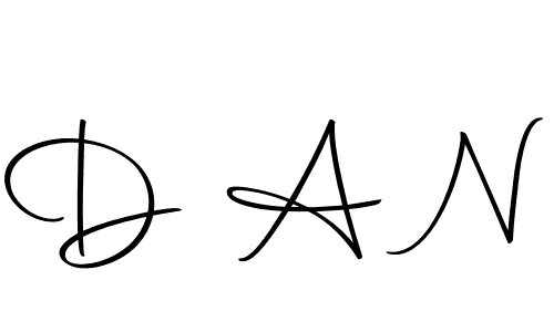 Design your own signature with our free online signature maker. With this signature software, you can create a handwritten (Autography-DOLnW) signature for name D A N. D A N signature style 10 images and pictures png