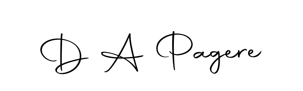 Similarly Autography-DOLnW is the best handwritten signature design. Signature creator online .You can use it as an online autograph creator for name D A Pagere. D A Pagere signature style 10 images and pictures png