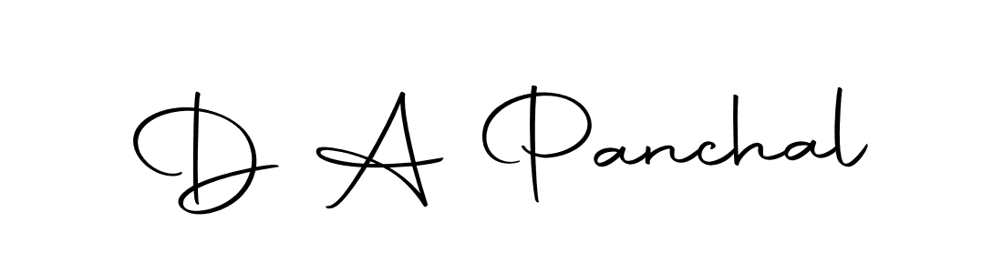 Make a beautiful signature design for name D A Panchal. Use this online signature maker to create a handwritten signature for free. D A Panchal signature style 10 images and pictures png