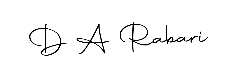 Here are the top 10 professional signature styles for the name D A Rabari. These are the best autograph styles you can use for your name. D A Rabari signature style 10 images and pictures png