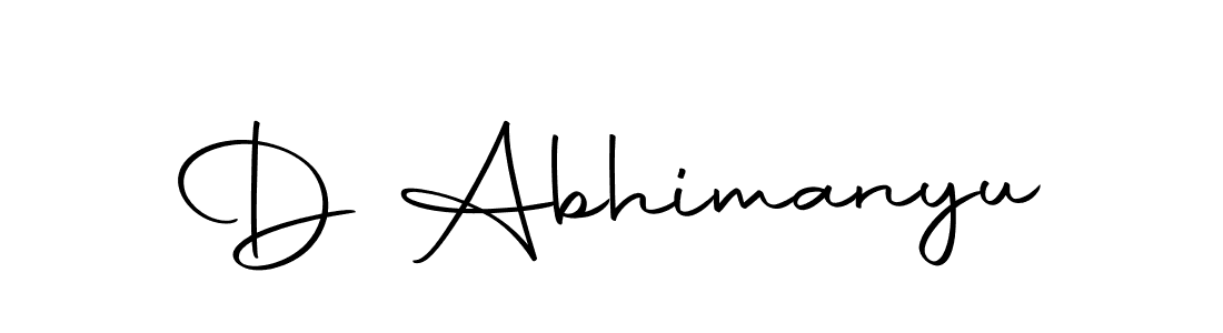 Similarly Autography-DOLnW is the best handwritten signature design. Signature creator online .You can use it as an online autograph creator for name D Abhimanyu. D Abhimanyu signature style 10 images and pictures png