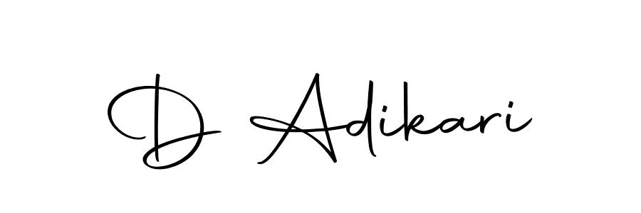 You can use this online signature creator to create a handwritten signature for the name D Adikari. This is the best online autograph maker. D Adikari signature style 10 images and pictures png