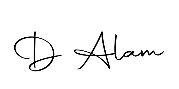 Make a beautiful signature design for name D Alam. With this signature (Autography-DOLnW) style, you can create a handwritten signature for free. D Alam signature style 10 images and pictures png