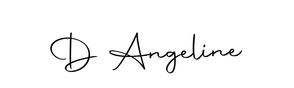 You should practise on your own different ways (Autography-DOLnW) to write your name (D Angeline) in signature. don't let someone else do it for you. D Angeline signature style 10 images and pictures png