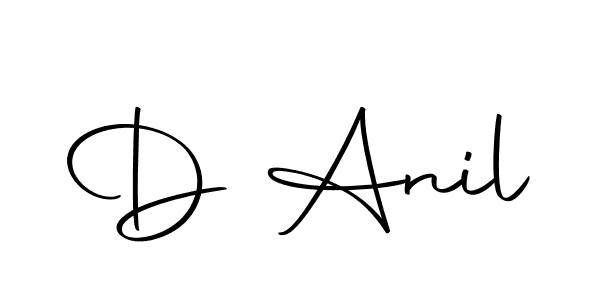 How to make D Anil name signature. Use Autography-DOLnW style for creating short signs online. This is the latest handwritten sign. D Anil signature style 10 images and pictures png