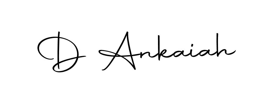 Design your own signature with our free online signature maker. With this signature software, you can create a handwritten (Autography-DOLnW) signature for name D Ankaiah. D Ankaiah signature style 10 images and pictures png