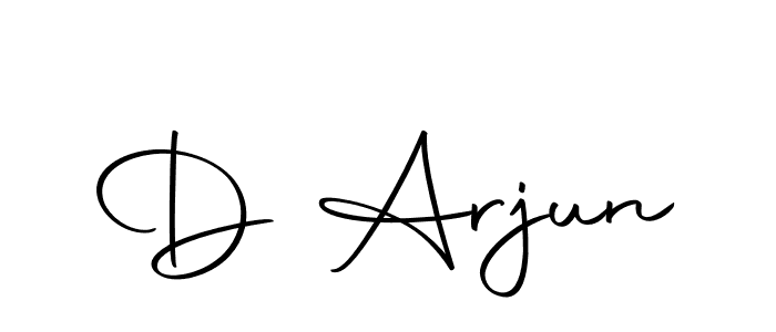 Also we have D Arjun name is the best signature style. Create professional handwritten signature collection using Autography-DOLnW autograph style. D Arjun signature style 10 images and pictures png