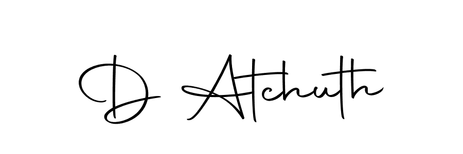 if you are searching for the best signature style for your name D Atchuth. so please give up your signature search. here we have designed multiple signature styles  using Autography-DOLnW. D Atchuth signature style 10 images and pictures png