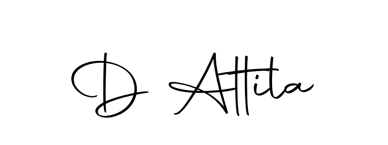 How to make D Attila signature? Autography-DOLnW is a professional autograph style. Create handwritten signature for D Attila name. D Attila signature style 10 images and pictures png