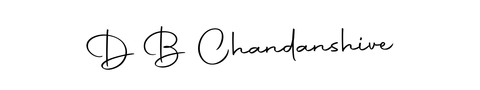 D B Chandanshive stylish signature style. Best Handwritten Sign (Autography-DOLnW) for my name. Handwritten Signature Collection Ideas for my name D B Chandanshive. D B Chandanshive signature style 10 images and pictures png