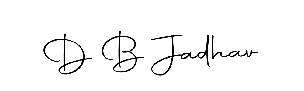 How to make D B Jadhav signature? Autography-DOLnW is a professional autograph style. Create handwritten signature for D B Jadhav name. D B Jadhav signature style 10 images and pictures png