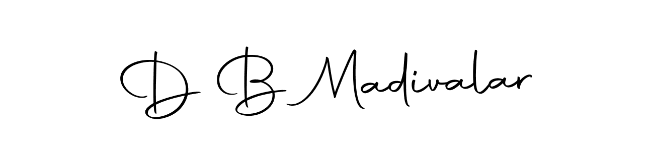 D B Madivalar stylish signature style. Best Handwritten Sign (Autography-DOLnW) for my name. Handwritten Signature Collection Ideas for my name D B Madivalar. D B Madivalar signature style 10 images and pictures png