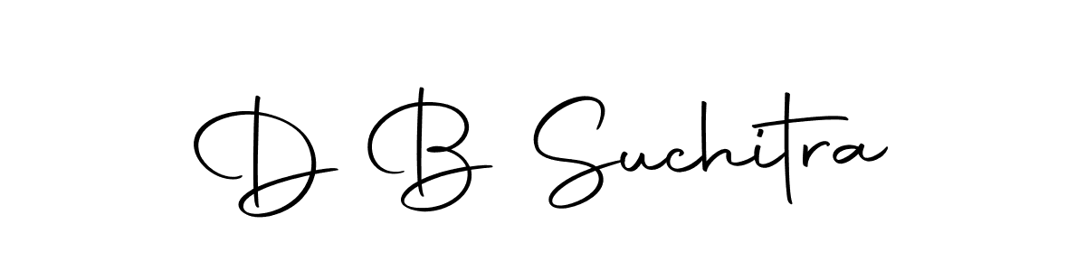 Make a beautiful signature design for name D B Suchitra. Use this online signature maker to create a handwritten signature for free. D B Suchitra signature style 10 images and pictures png