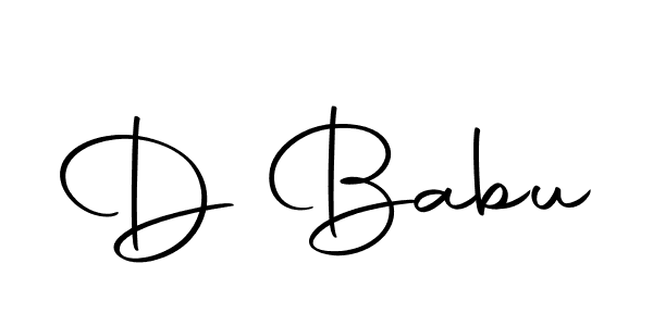 Similarly Autography-DOLnW is the best handwritten signature design. Signature creator online .You can use it as an online autograph creator for name D Babu. D Babu signature style 10 images and pictures png