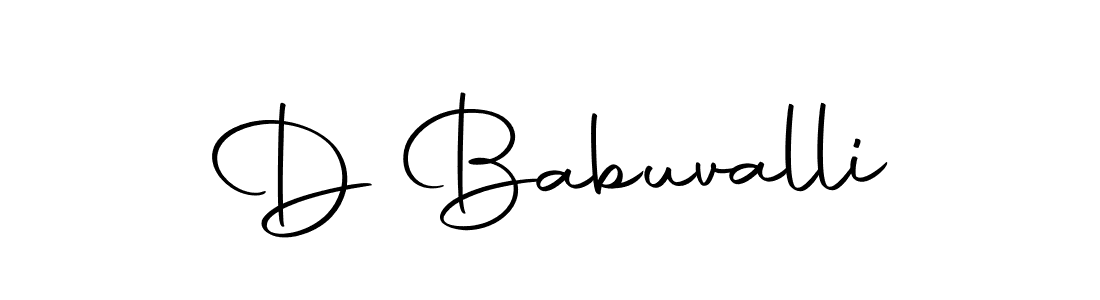 This is the best signature style for the D Babuvalli name. Also you like these signature font (Autography-DOLnW). Mix name signature. D Babuvalli signature style 10 images and pictures png