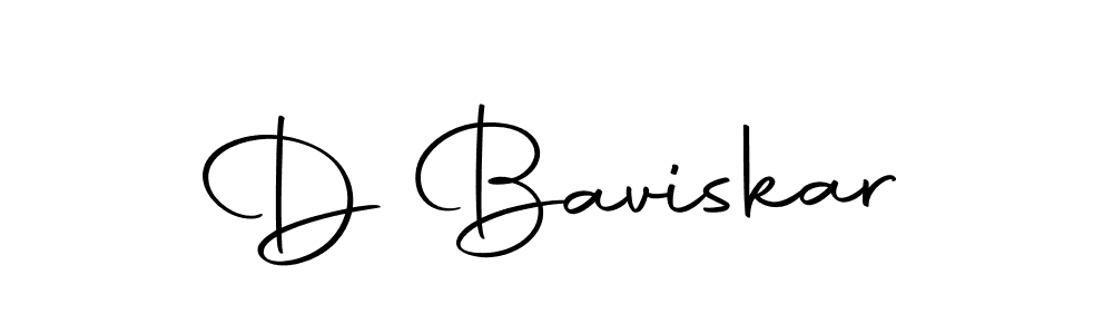Also we have D Baviskar name is the best signature style. Create professional handwritten signature collection using Autography-DOLnW autograph style. D Baviskar signature style 10 images and pictures png