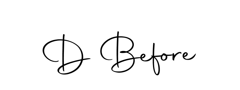 Create a beautiful signature design for name D Before. With this signature (Autography-DOLnW) fonts, you can make a handwritten signature for free. D Before signature style 10 images and pictures png