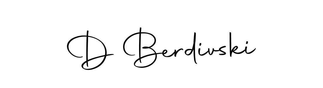 How to make D Berdivski signature? Autography-DOLnW is a professional autograph style. Create handwritten signature for D Berdivski name. D Berdivski signature style 10 images and pictures png