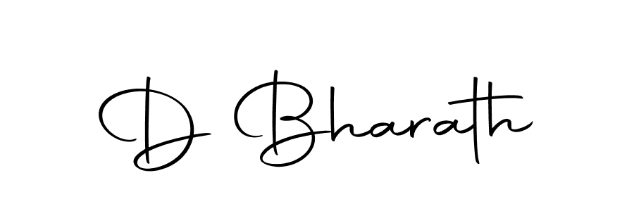 Create a beautiful signature design for name D Bharath. With this signature (Autography-DOLnW) fonts, you can make a handwritten signature for free. D Bharath signature style 10 images and pictures png