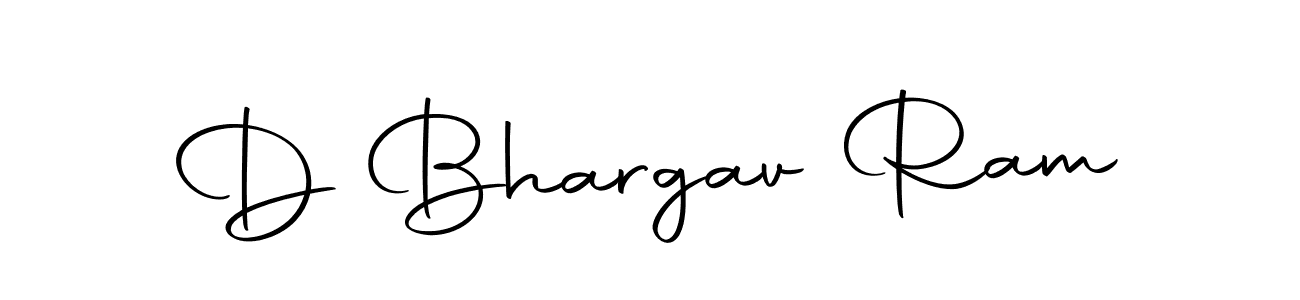How to make D Bhargav Ram name signature. Use Autography-DOLnW style for creating short signs online. This is the latest handwritten sign. D Bhargav Ram signature style 10 images and pictures png