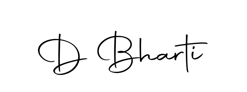 Create a beautiful signature design for name D Bharti. With this signature (Autography-DOLnW) fonts, you can make a handwritten signature for free. D Bharti signature style 10 images and pictures png