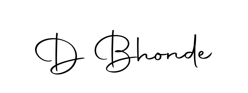 Make a beautiful signature design for name D Bhonde. With this signature (Autography-DOLnW) style, you can create a handwritten signature for free. D Bhonde signature style 10 images and pictures png