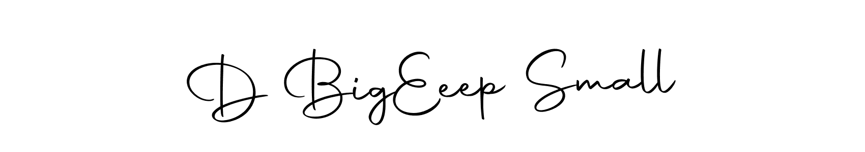 Similarly Autography-DOLnW is the best handwritten signature design. Signature creator online .You can use it as an online autograph creator for name D Big  Eeep Small. D Big  Eeep Small signature style 10 images and pictures png
