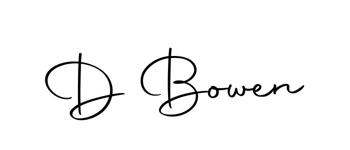 Use a signature maker to create a handwritten signature online. With this signature software, you can design (Autography-DOLnW) your own signature for name D Bowen. D Bowen signature style 10 images and pictures png