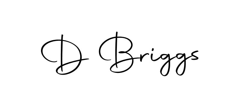 Create a beautiful signature design for name D Briggs. With this signature (Autography-DOLnW) fonts, you can make a handwritten signature for free. D Briggs signature style 10 images and pictures png