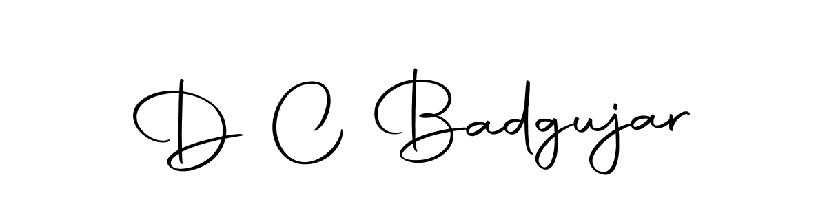 D C Badgujar stylish signature style. Best Handwritten Sign (Autography-DOLnW) for my name. Handwritten Signature Collection Ideas for my name D C Badgujar. D C Badgujar signature style 10 images and pictures png