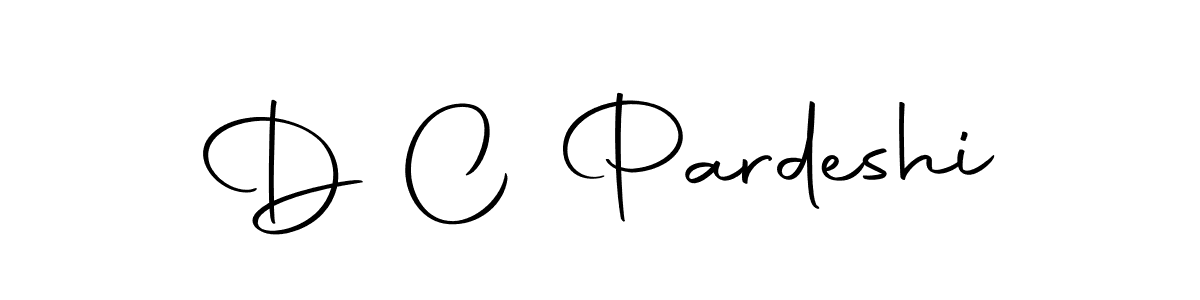 D C Pardeshi stylish signature style. Best Handwritten Sign (Autography-DOLnW) for my name. Handwritten Signature Collection Ideas for my name D C Pardeshi. D C Pardeshi signature style 10 images and pictures png