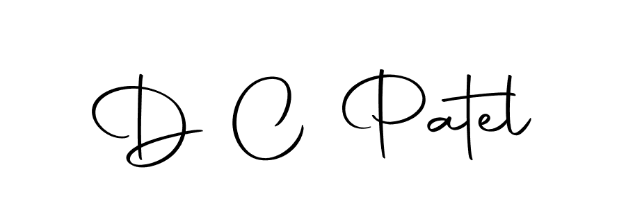 Make a beautiful signature design for name D C Patel. With this signature (Autography-DOLnW) style, you can create a handwritten signature for free. D C Patel signature style 10 images and pictures png