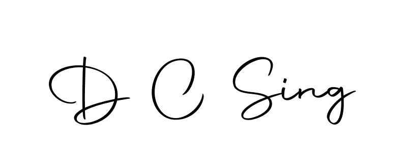 Similarly Autography-DOLnW is the best handwritten signature design. Signature creator online .You can use it as an online autograph creator for name D C Sing. D C Sing signature style 10 images and pictures png