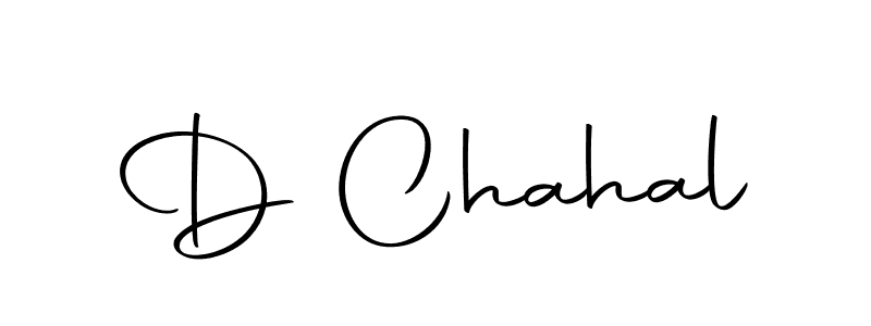 Use a signature maker to create a handwritten signature online. With this signature software, you can design (Autography-DOLnW) your own signature for name D Chahal. D Chahal signature style 10 images and pictures png