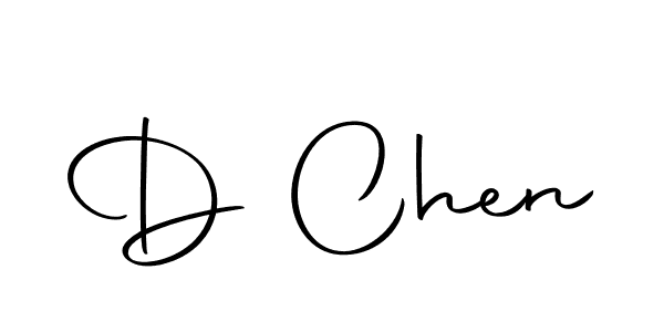 Create a beautiful signature design for name D Chen. With this signature (Autography-DOLnW) fonts, you can make a handwritten signature for free. D Chen signature style 10 images and pictures png