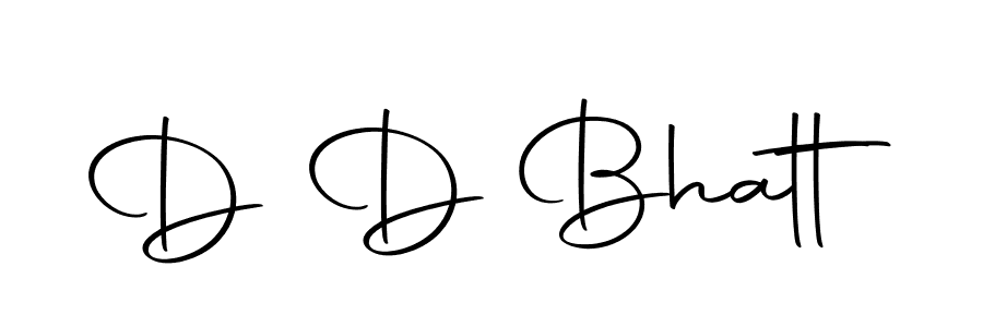 D D Bhatt stylish signature style. Best Handwritten Sign (Autography-DOLnW) for my name. Handwritten Signature Collection Ideas for my name D D Bhatt. D D Bhatt signature style 10 images and pictures png