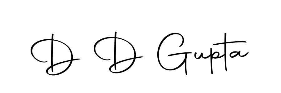 Create a beautiful signature design for name D D Gupta. With this signature (Autography-DOLnW) fonts, you can make a handwritten signature for free. D D Gupta signature style 10 images and pictures png