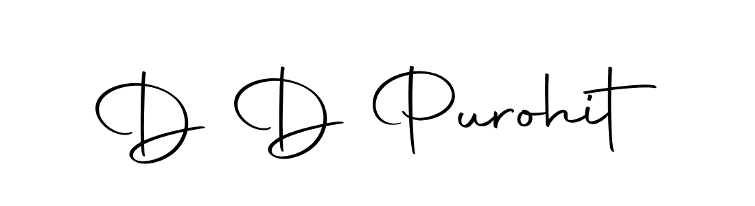 Use a signature maker to create a handwritten signature online. With this signature software, you can design (Autography-DOLnW) your own signature for name D D Purohit. D D Purohit signature style 10 images and pictures png