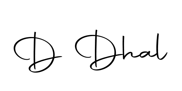 How to make D Dhal name signature. Use Autography-DOLnW style for creating short signs online. This is the latest handwritten sign. D Dhal signature style 10 images and pictures png