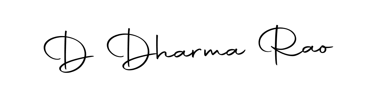 Also we have D Dharma Rao name is the best signature style. Create professional handwritten signature collection using Autography-DOLnW autograph style. D Dharma Rao signature style 10 images and pictures png
