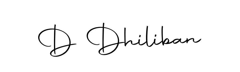 Make a beautiful signature design for name D Dhiliban. With this signature (Autography-DOLnW) style, you can create a handwritten signature for free. D Dhiliban signature style 10 images and pictures png