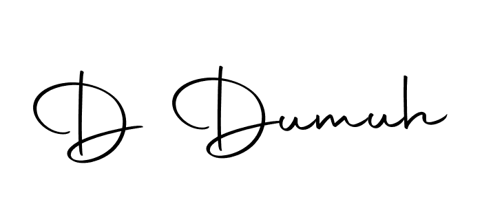 D Dumuh stylish signature style. Best Handwritten Sign (Autography-DOLnW) for my name. Handwritten Signature Collection Ideas for my name D Dumuh. D Dumuh signature style 10 images and pictures png